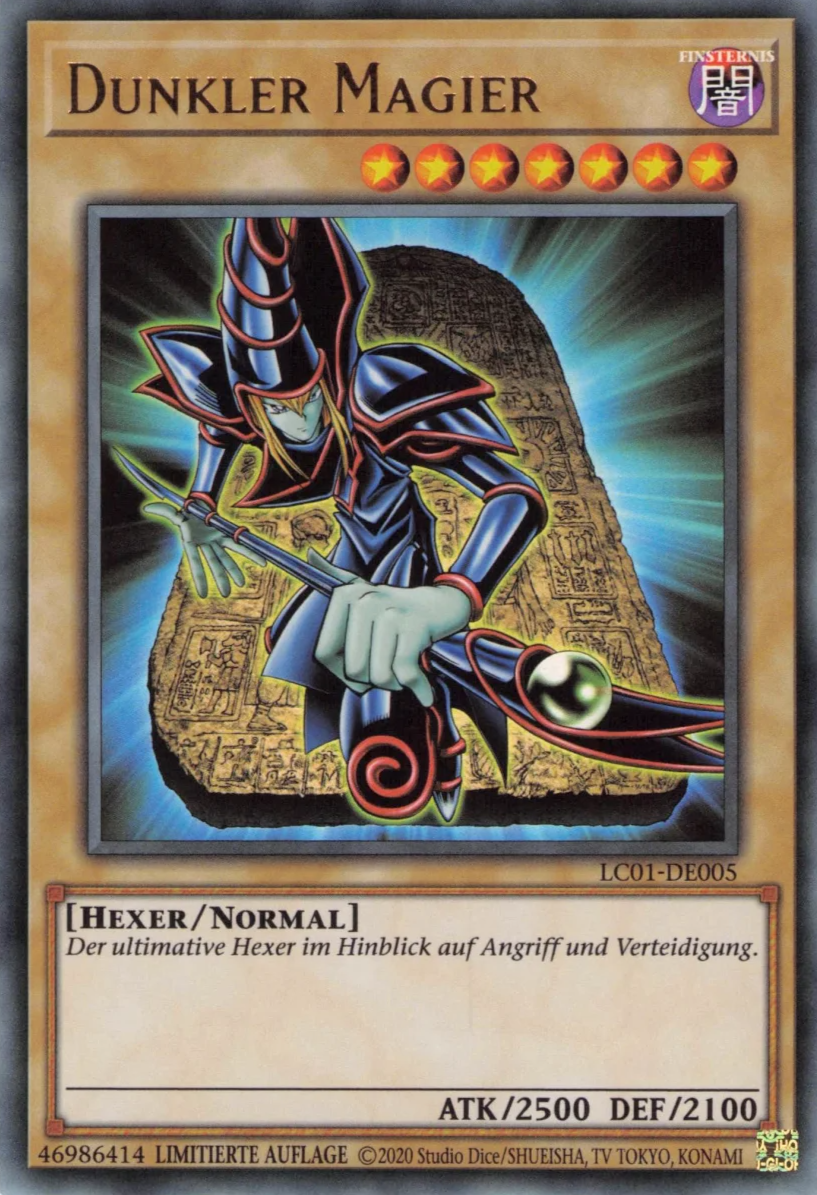 Dunkler Magier - LC01-DE005 - Ultra Rare Dunkler Magier - LC01-DE005 - Ultra Rare