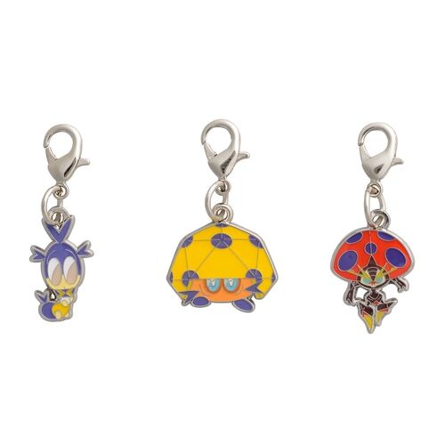 Pokemon Center - Blipbug, Dottler, Orbeetle Schlüsselanhänger - 3 Stück