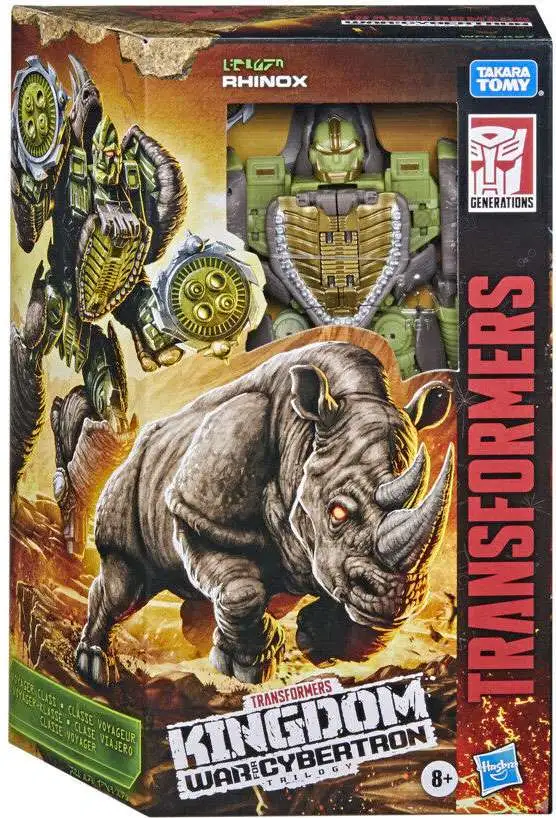 Transformers Generations Kingdom: War for Cybertron Rhinox Voyager Action Figure Transformers Generations Kingdom: War for Cybertron Rhinox Voyager Action Figure