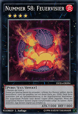 Nummer 58: Feuervisier - Yu-Gi-Oh!