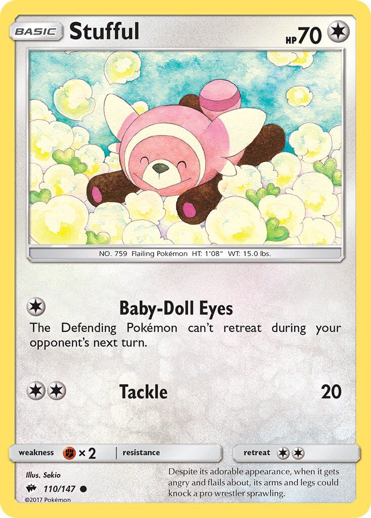 stufful-110-147-pokemon-tcg-lightly-played-en Stufful - 110/147 - Pokémon TCG - Lightly Played - EN
