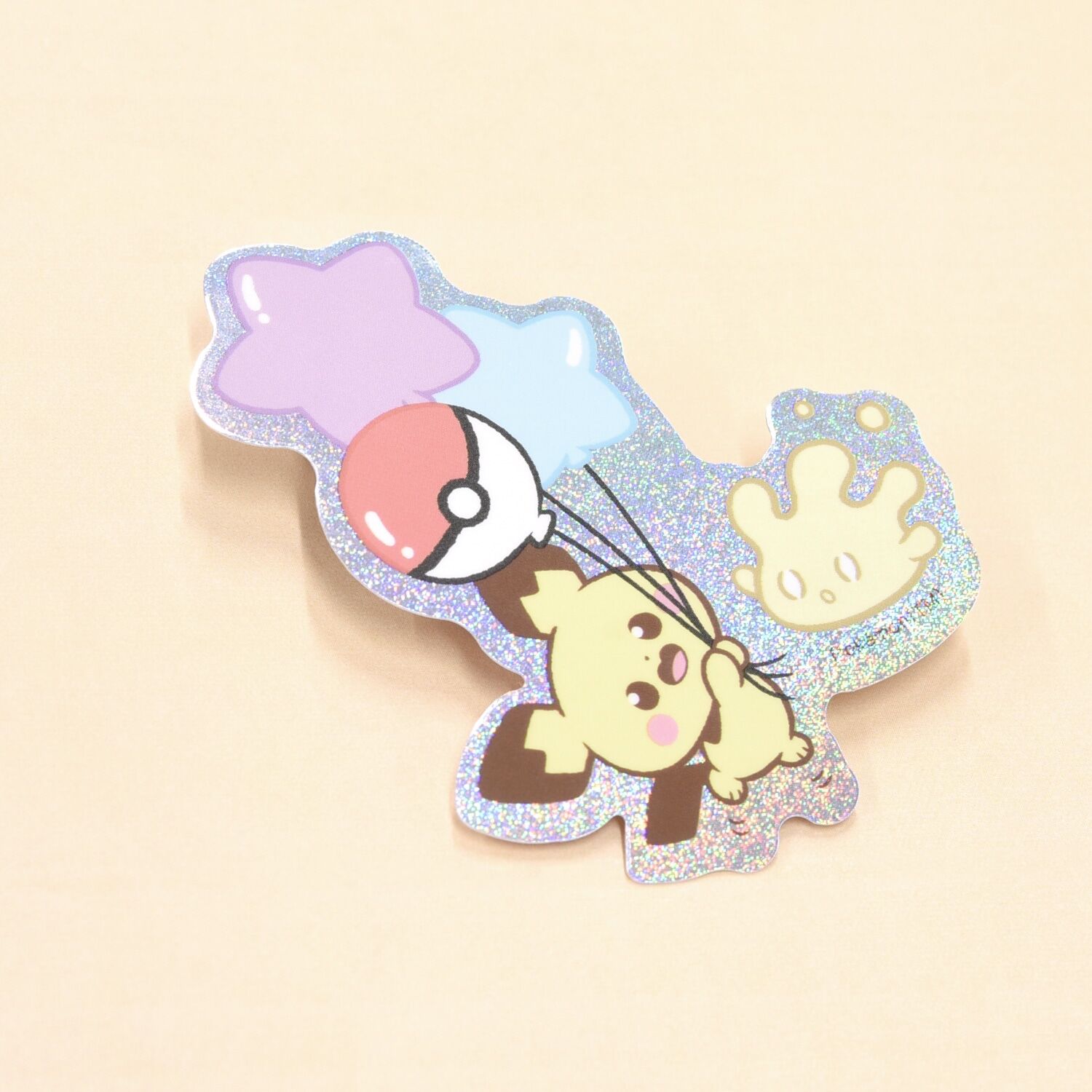 Pokepeace Mobile Sticker Pichu & Milcery