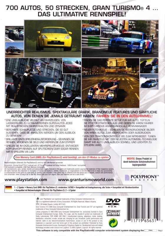 Gran Turismo 4 - PS2 - DE