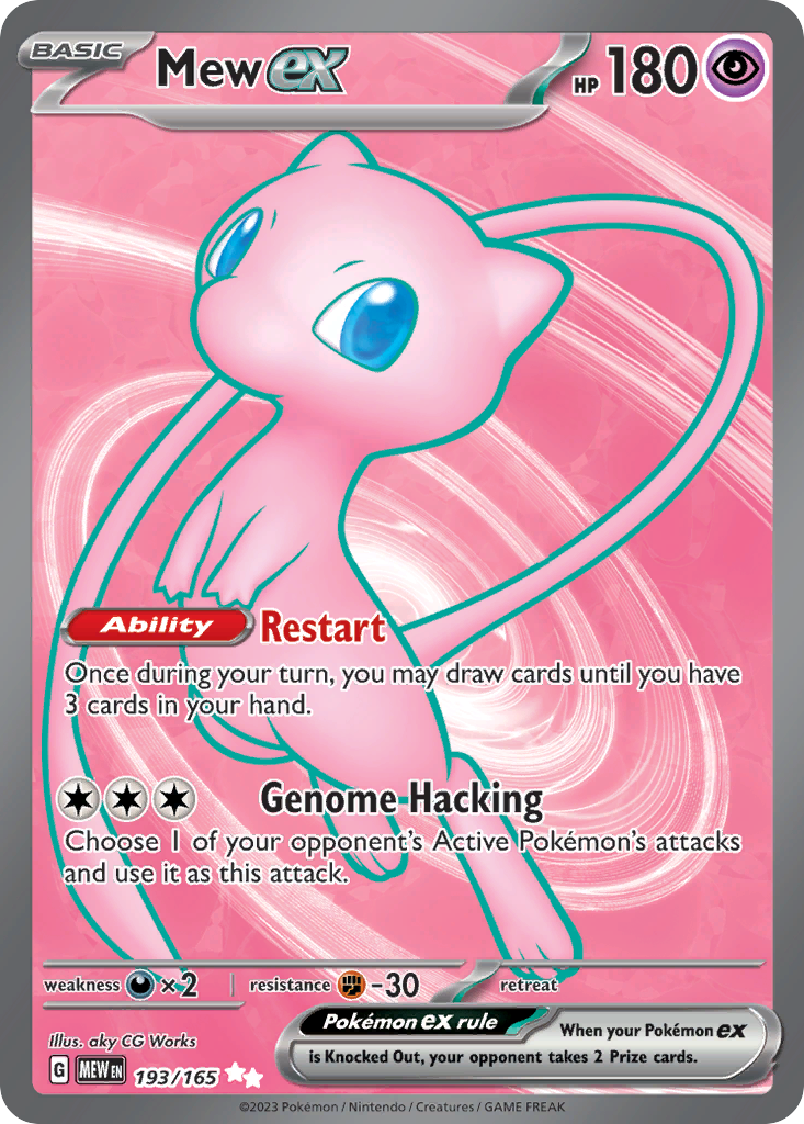 Mew ex - 193/207 - EN Mew ex - 193/207 - EN