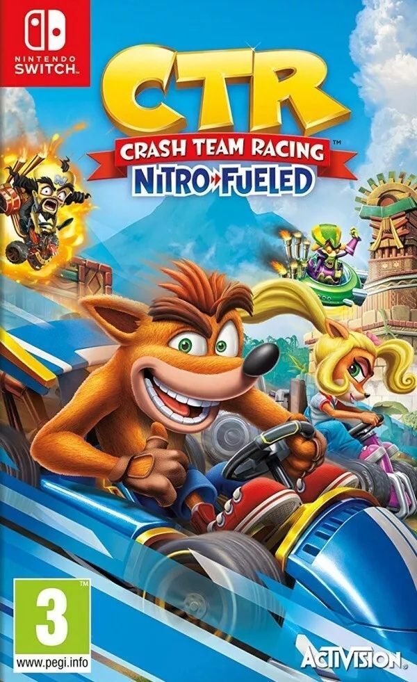 CTR Crash Team Racing Nitro-Fueled - NEW Sealed - Nintendo Switch - UK