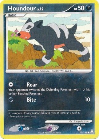 Houndour - 103/146 - Reverse Holo - EN