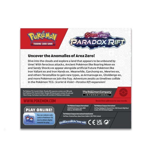 Pokémon TCG: Scarlet & Violet-Paradox Rift Booster Display Box (36 Packs) - EN