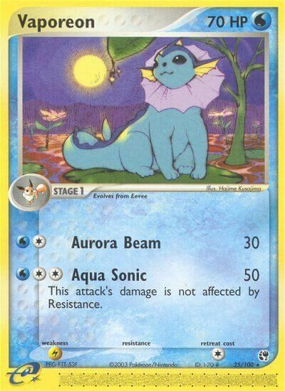 Vaporeon - 25/100 - EN