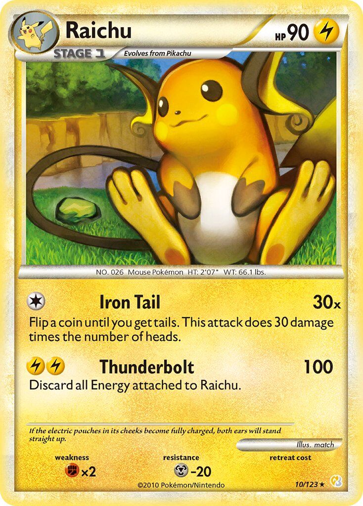 Raichu - 10/123 - EN