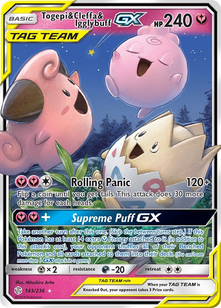 Togepi & Cleffa & Igglybuff-GX - 143/236 - EN Togepi & Cleffa & Igglybuff-GX - 143/236 - EN