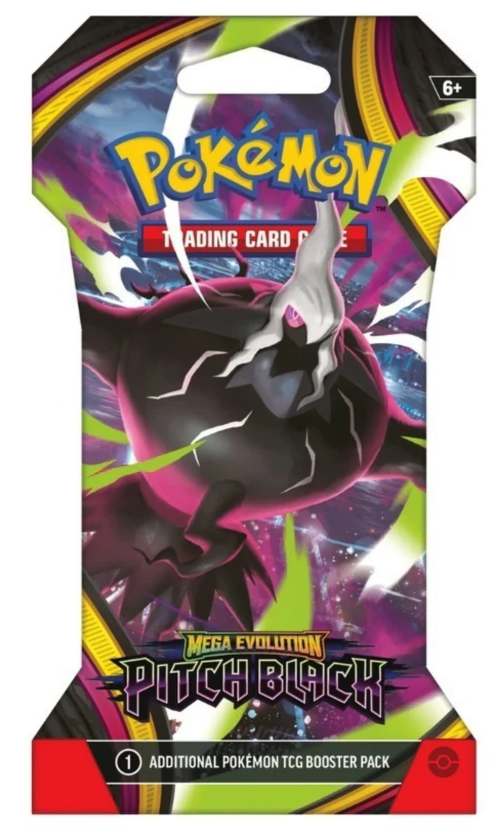 Pokémon TCG: Mega Evolution (ME05) - Pitch Black Sleeved Booster Pack (10 Cards) - EN 