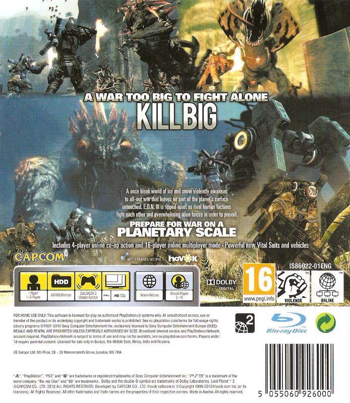 Lost Planet 2 - PS3