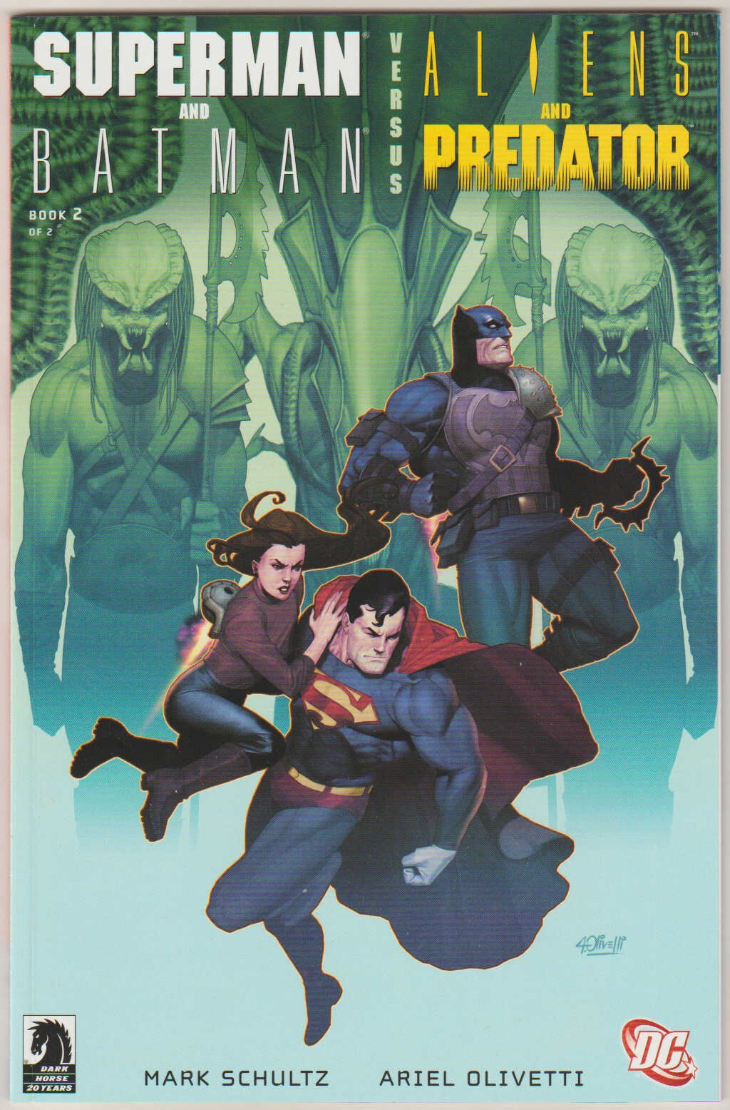 Superman Batman vs Aliens Predator