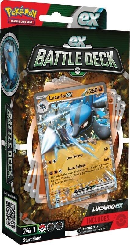 pokemon-tcg-lucario-ex-battle-deck-en Pokémon TCG: Lucario ex Battle Deck - EN