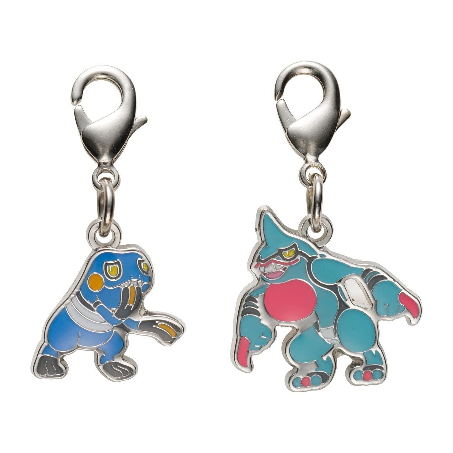 Pokemon Center - Croagunk, Toxicroak Schlüsselanhänger - 2 Stück Pokemon Center - Croagunk, Toxicroak Schlüsselanhänger - 2 Stück