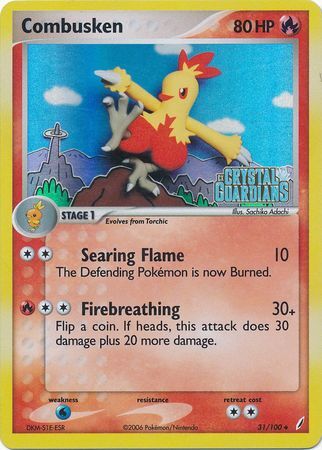 Combusken - 31/100 - Reverse Holo - EN