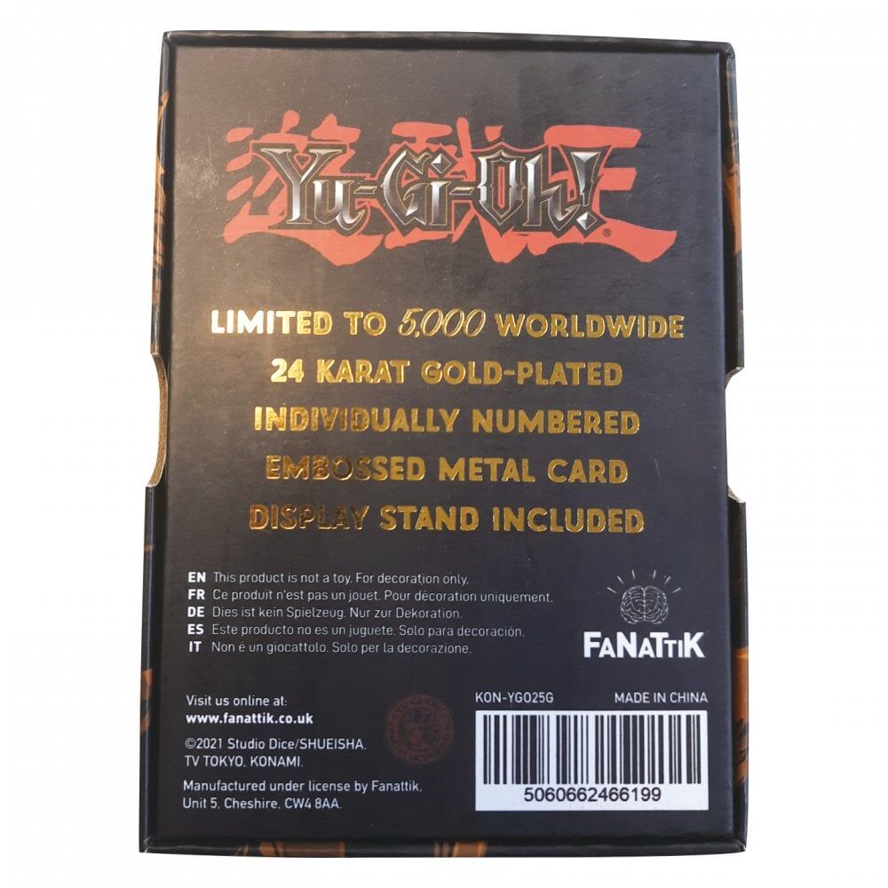 Yu-Gi-Oh! Black Luster Soldier 24k Gold Plated Limited Edition Card