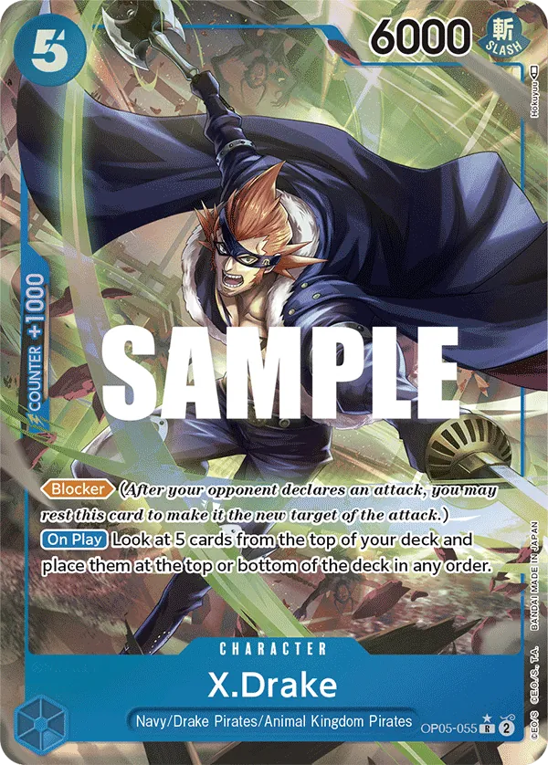 X.Drake - OP05-055 - Alternate Art - JP