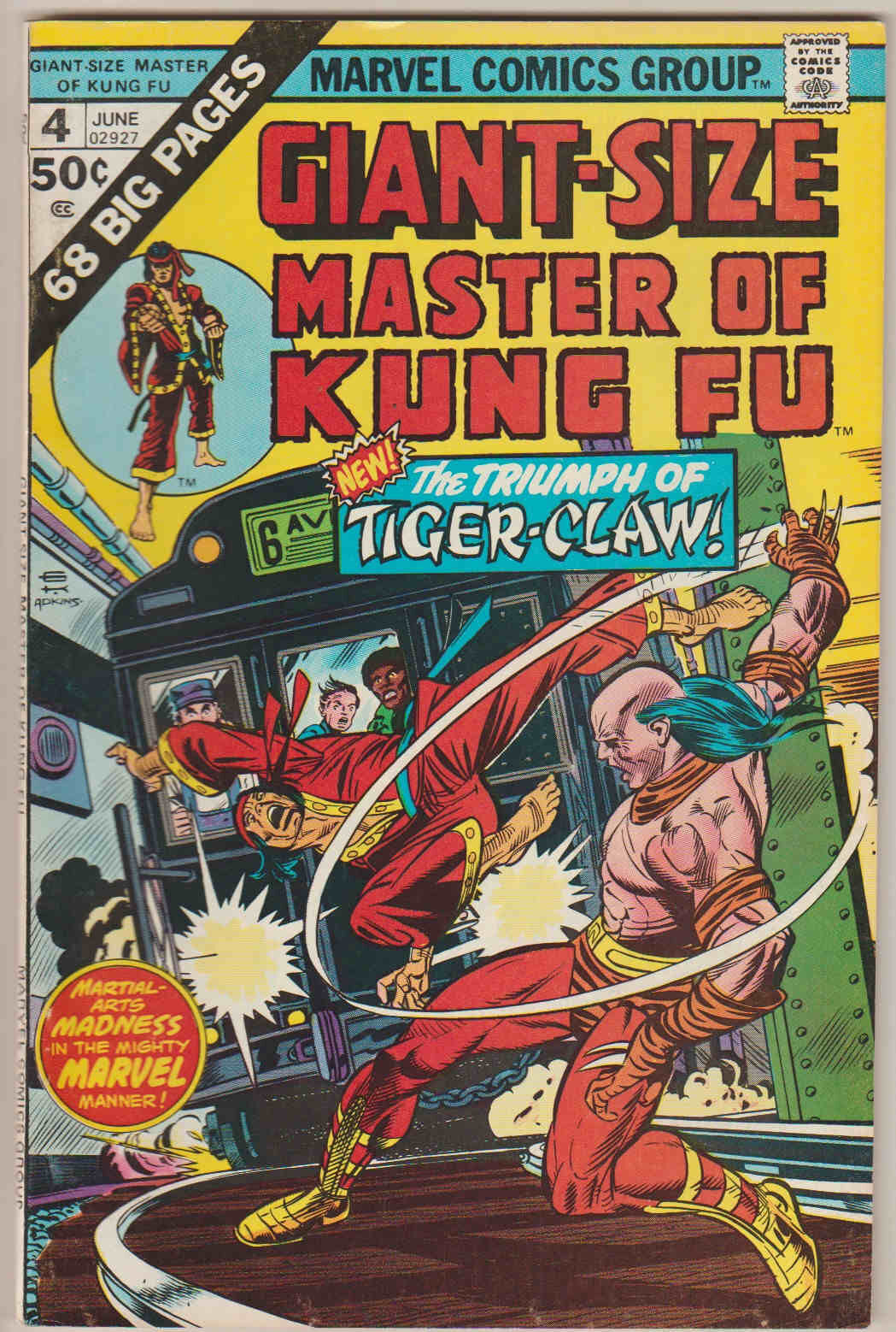 Giant-Size Master of Kung Fu #4