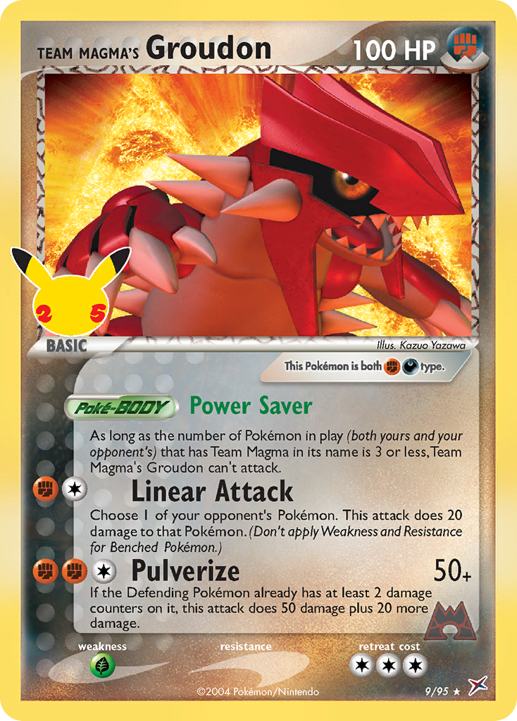 Team Magma’s Groudon - 9/95 - EN Team Magma’s Groudon - 9/95 - EN