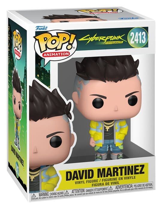 Cyberpunk Edgerunners Animation POP! Vinyl Figur David 9 cm