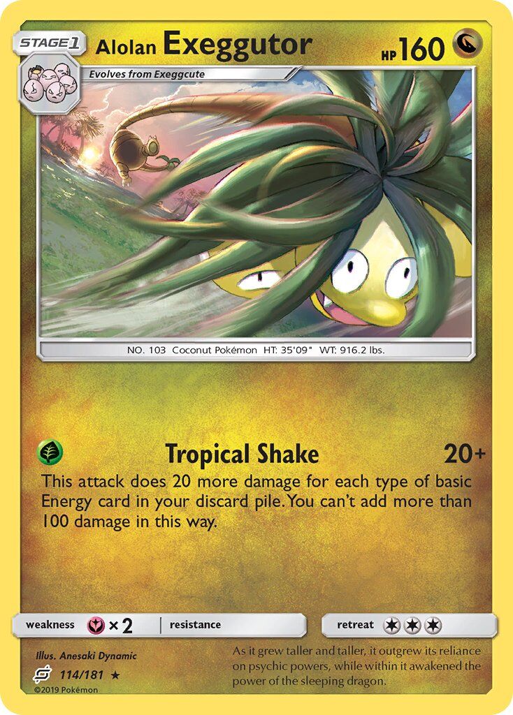 Alolan Exeggutor - 114/181 - EN Alolan Exeggutor - 114/181 - EN