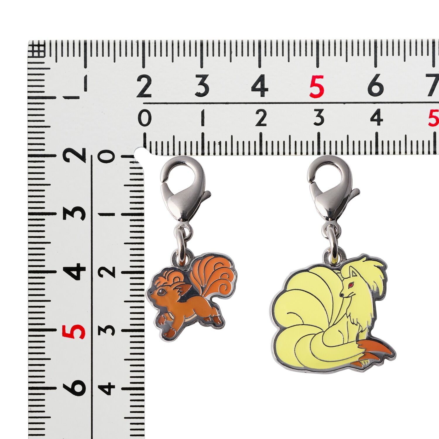 Pokemon Center - Vulpix & Ninetales Schlüsselanhänger - 2 Stück
