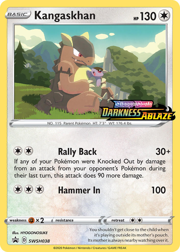 Kangaskhan - SWSH038/306 - EN Kangaskhan - SWSH038/306 - EN