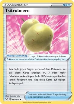Tsitrubeere 182/202 - Pokémon TCG