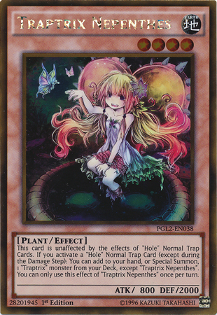 Fallenstellerin Nepenthes - PGL2-038 - Gold Rare - 1. Auflage