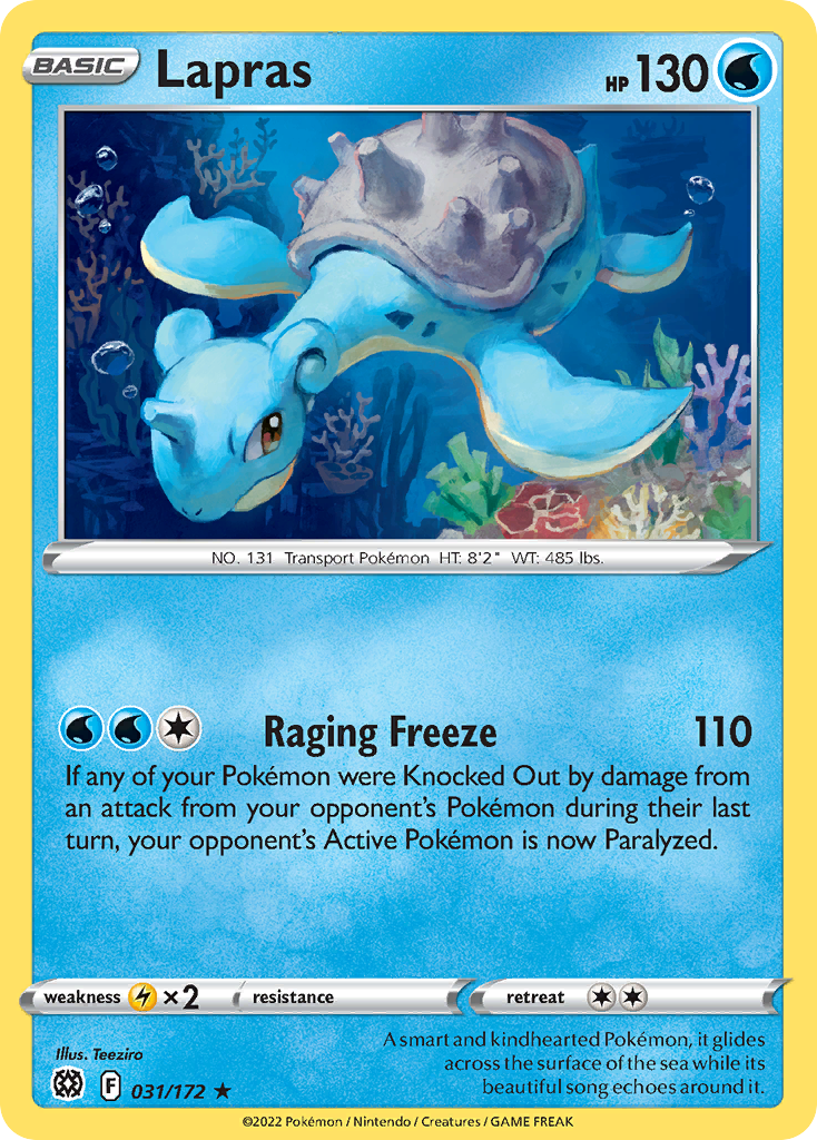 Lapras - 031/172 - EN Lapras - 031/172 - EN