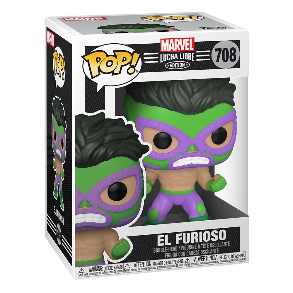 Marvel Luchadores POP! Vinyl Figur Hulk 9 cm 