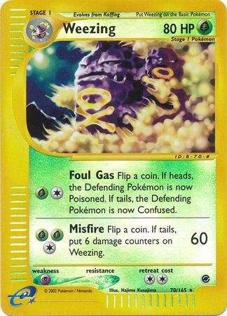 Weezing - 70/165 - Reverse Holo - EN Weezing - 70/165 - Reverse Holo - EN