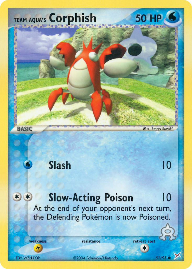 Team Aqua’s Corphish - 51/95 - EN Team Aqua’s Corphish - 51/95 - EN