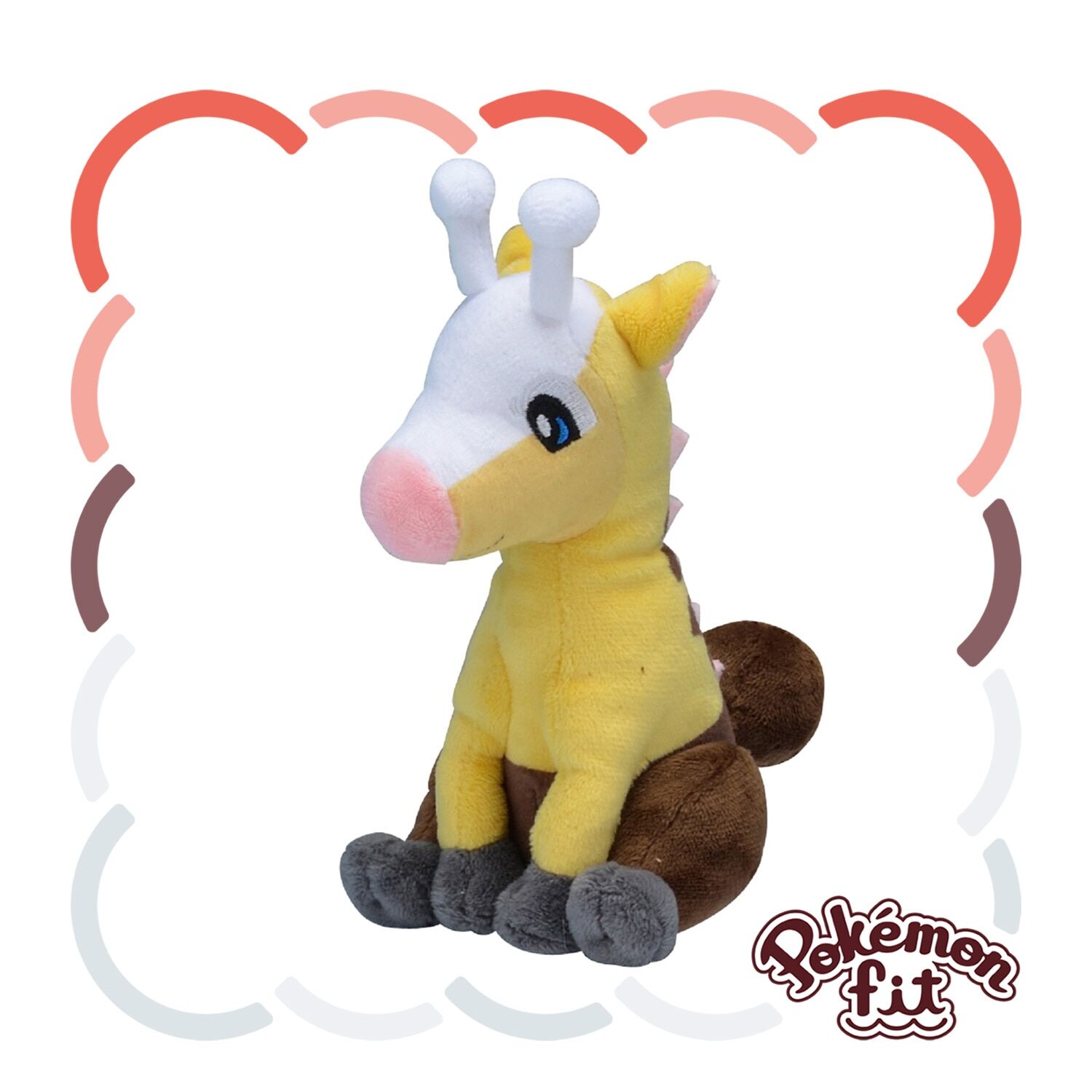 Girafarig Sitting Cuties Plush - 17 cm
