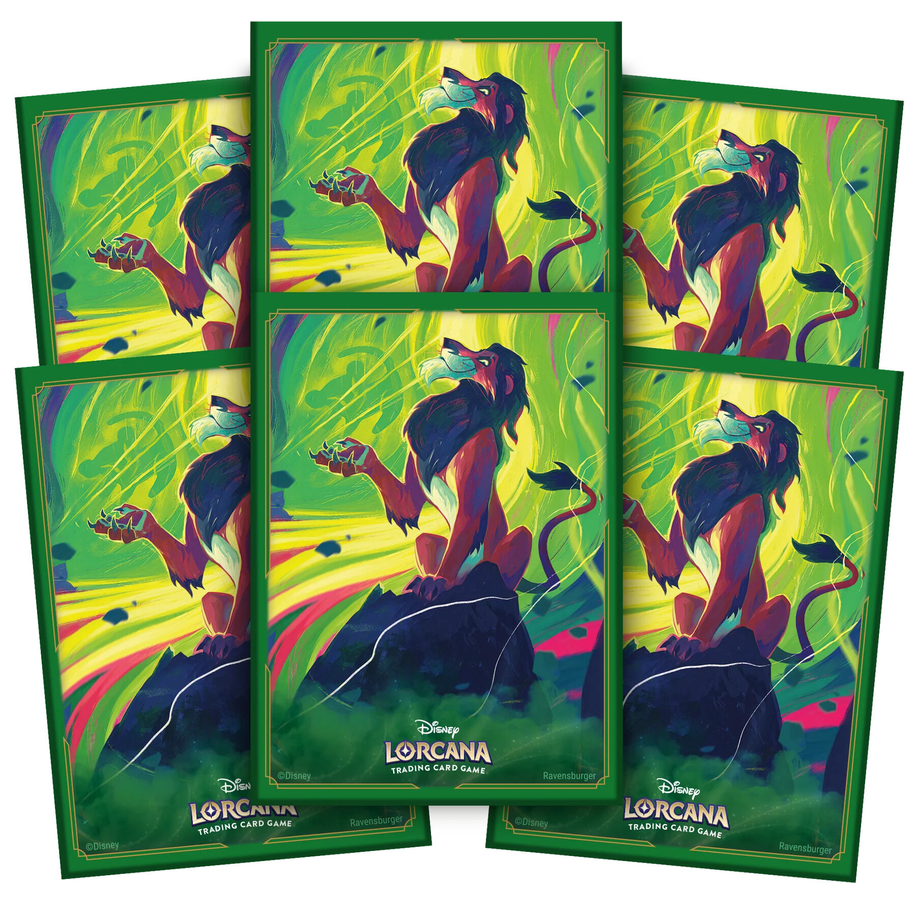 Disney Lorcana 6: Azurite Sea - Kartenhüllen "Scar" (65 Sleeves) 