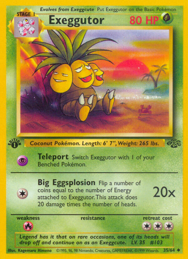 Exeggutor - 35/64 - 1st Edition - EN