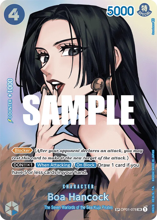 Boa Hancock - OP01-078- Special Alt Art Boa Hancock - OP01-078- Special Alt Art