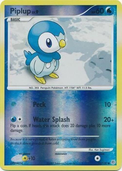 Piplup - 93/130 - Reverse Holo - EN