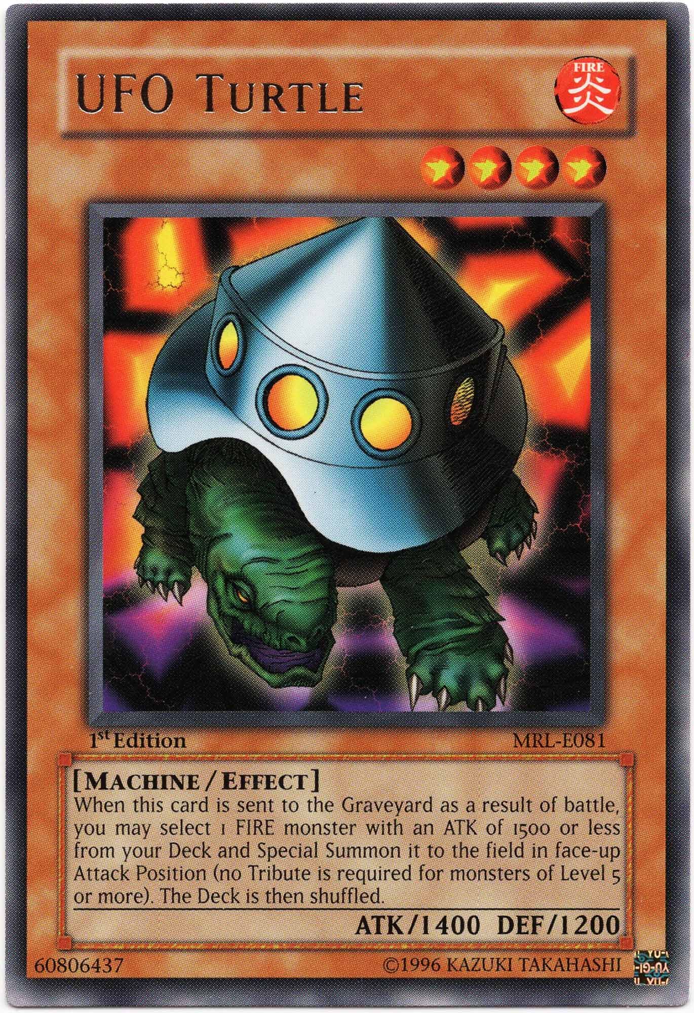 ufo-turtle-mrl-e081-rare-1st-edition-near-mint UFO Turtle - MRL-E081 - Rare - 1st Edition (Near Mint)