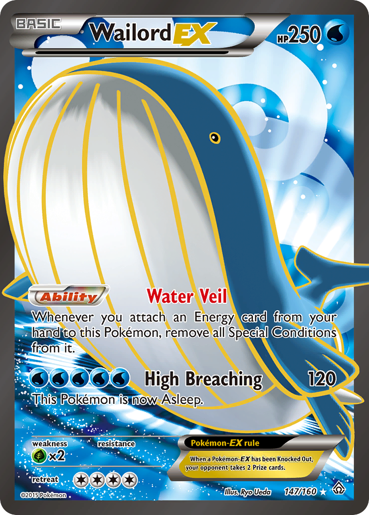 Wailord-EX - 147/160 - EN