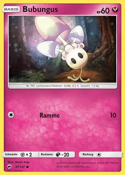 bubungus-pok-mon-tcg Bubungus 097/147 - Pokémon TCG