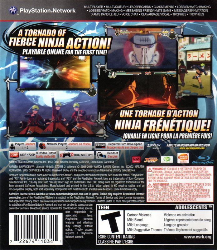 Naruto Shippuden: Ultimate Ninja Storm 2 - PS3