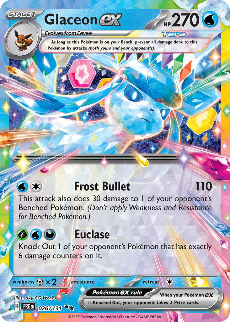 Glaceon ex - 026/131 - EN Glaceon ex - 026/131 - EN