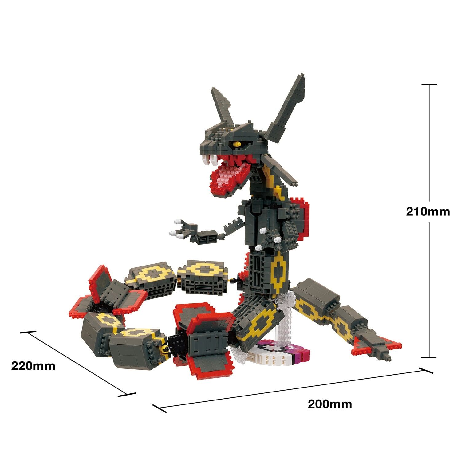 Pokémon Nanoblock Black Rayquaza Deluxe Edition