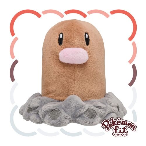 Diglett Sitting Cuties Plush - 19 cm