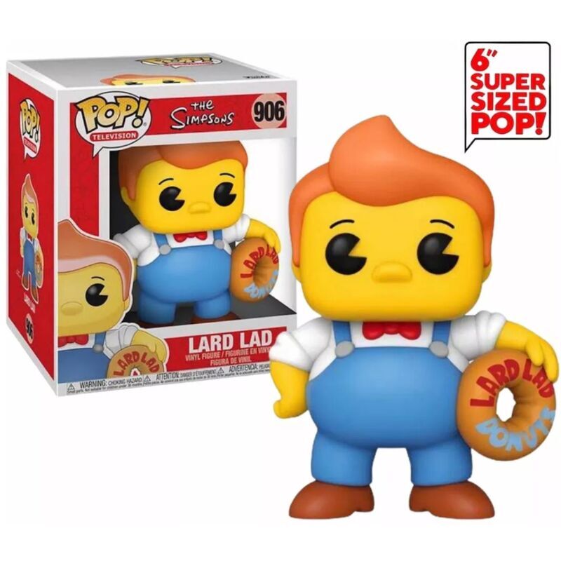 Funko The Simpsons POP! Television Lard Lad 6-Inch Vinyl Figure #906 [Super-Sized]