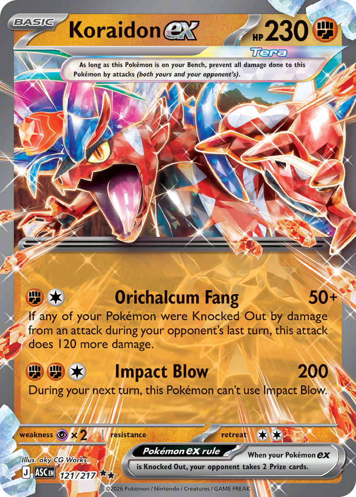Koraidon ex - 121/217 - EN