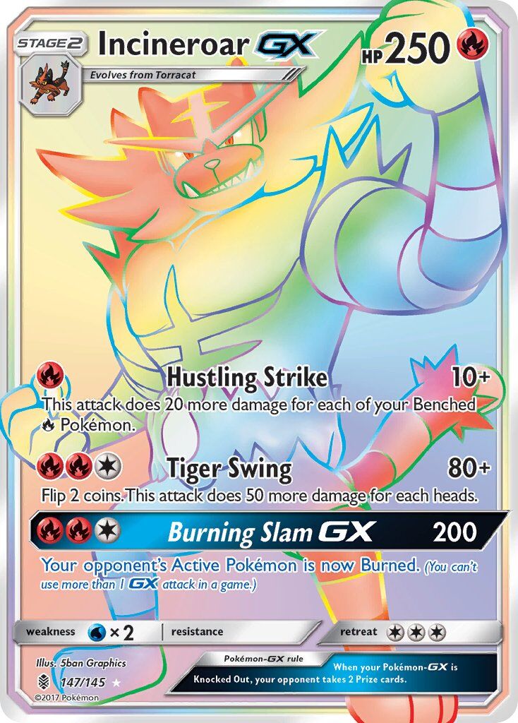 Incineroar-GX - 147/145 - EN Incineroar-GX - 147/145 - EN