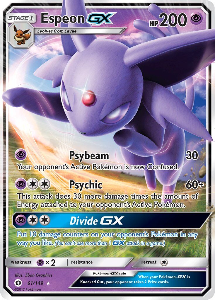 Espeon-GX - 61/149 - EN Espeon-GX - 61/149 - EN